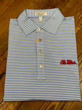 Load image into Gallery viewer, Powder Blue/Navy/White Stripe Ole Miss Knit