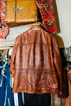 Load image into Gallery viewer, Bibbed Leather Jacket