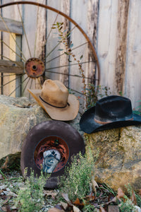 Hand Sanded Ranch Hats