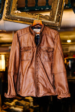 Load image into Gallery viewer, Buttery Bourbon Leather Jacket