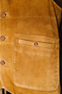 Caramel Suede Vest