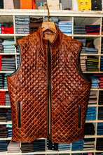 Load image into Gallery viewer, Diamond Quilt Leather Vest