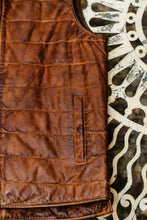 Load image into Gallery viewer, Leather Vest with Stitch Details (Two Colors)