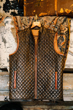 Load image into Gallery viewer, Sanded Diamond Quilted Leather Vest