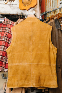 Caramel Suede Vest