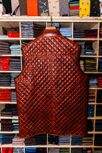 Load image into Gallery viewer, Diamond Quilt Leather Vest