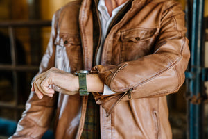 Buttery Bourbon Leather Jacket