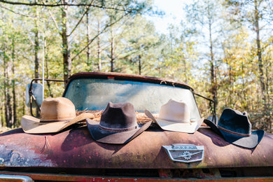 Hand Sanded Ranch Hats