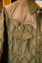 Load image into Gallery viewer, Yoked Shoulder Quilted Jacket (Cargo)