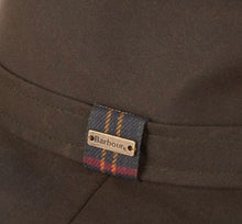 Load image into Gallery viewer, Barbour Vintage Wax Bushman Hat (Olive)