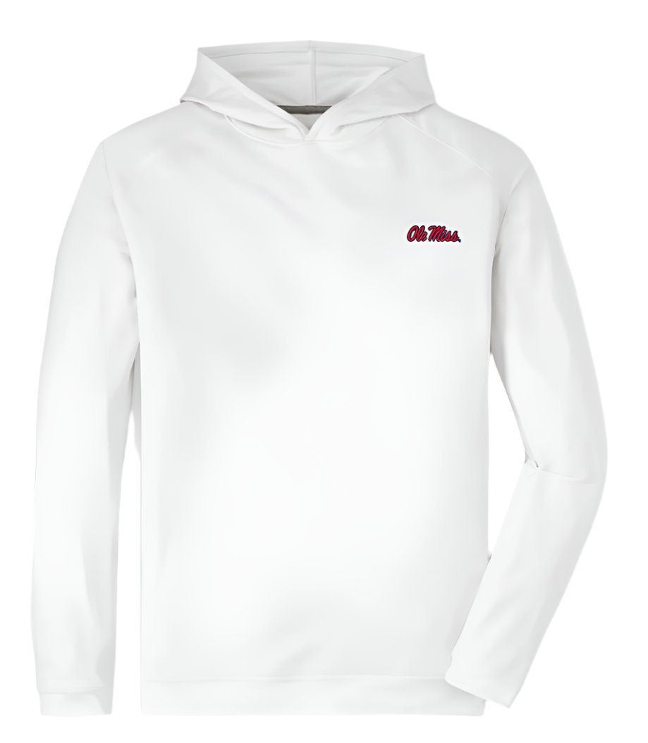 Ole Miss Pine Performance Hoodie (White)