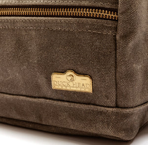 Waxed Canvas Dopp Kit (Field Brown)