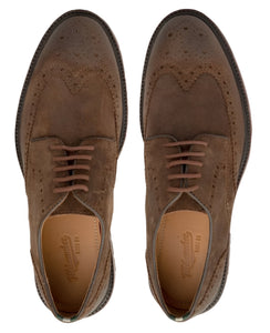 Astor Lug Sole Wingtip (Dark Brown)