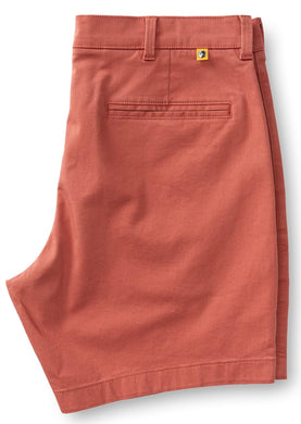 7” Gold School Chino Short (Faded Red)