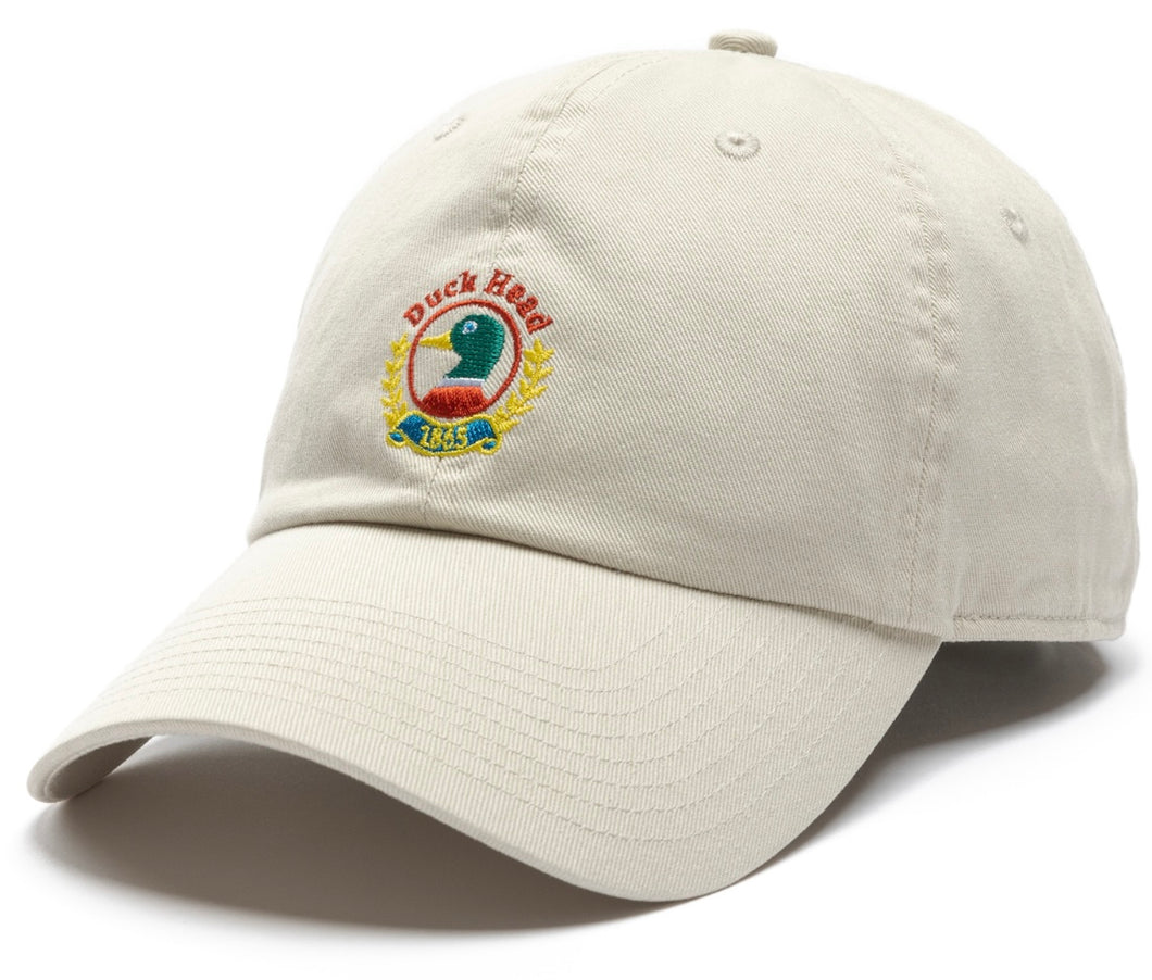 Embroidered Crest Hat (Putty)