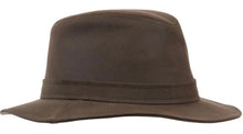 Load image into Gallery viewer, Barbour Vintage Wax Bushman Hat (Olive)