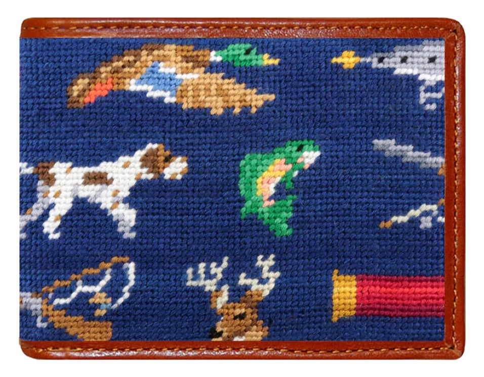 Southern Sportsman Pattern Wallet (Classic Navy)