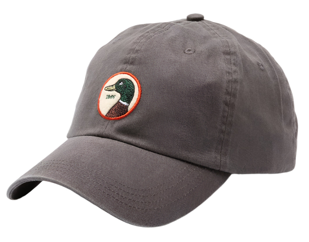 Circle Patch Twill Hat (Steel Gray)