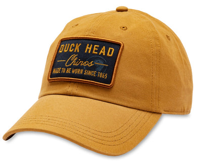 Duck Head Chinos Patch Canvas Hat (Dull Gold)
