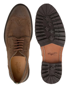 Astor Lug Sole Wingtip (Dark Brown)
