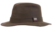 Load image into Gallery viewer, Barbour Vintage Wax Bushman Hat (Olive)