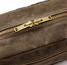 Load image into Gallery viewer, Waxed Canvas Dopp Kit (Field Brown)