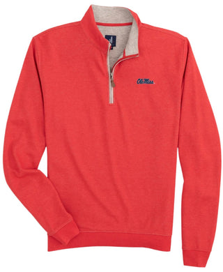 Ole Miss Sully ¼ Zip (Red)