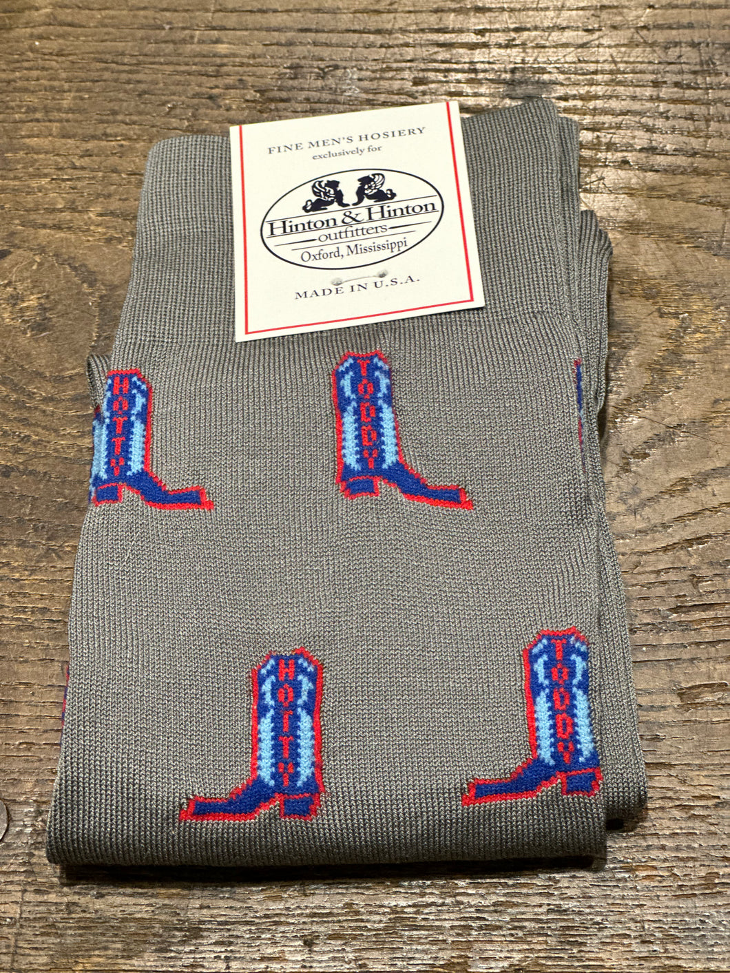 Hotty Toddy Cowboy Boot Socks