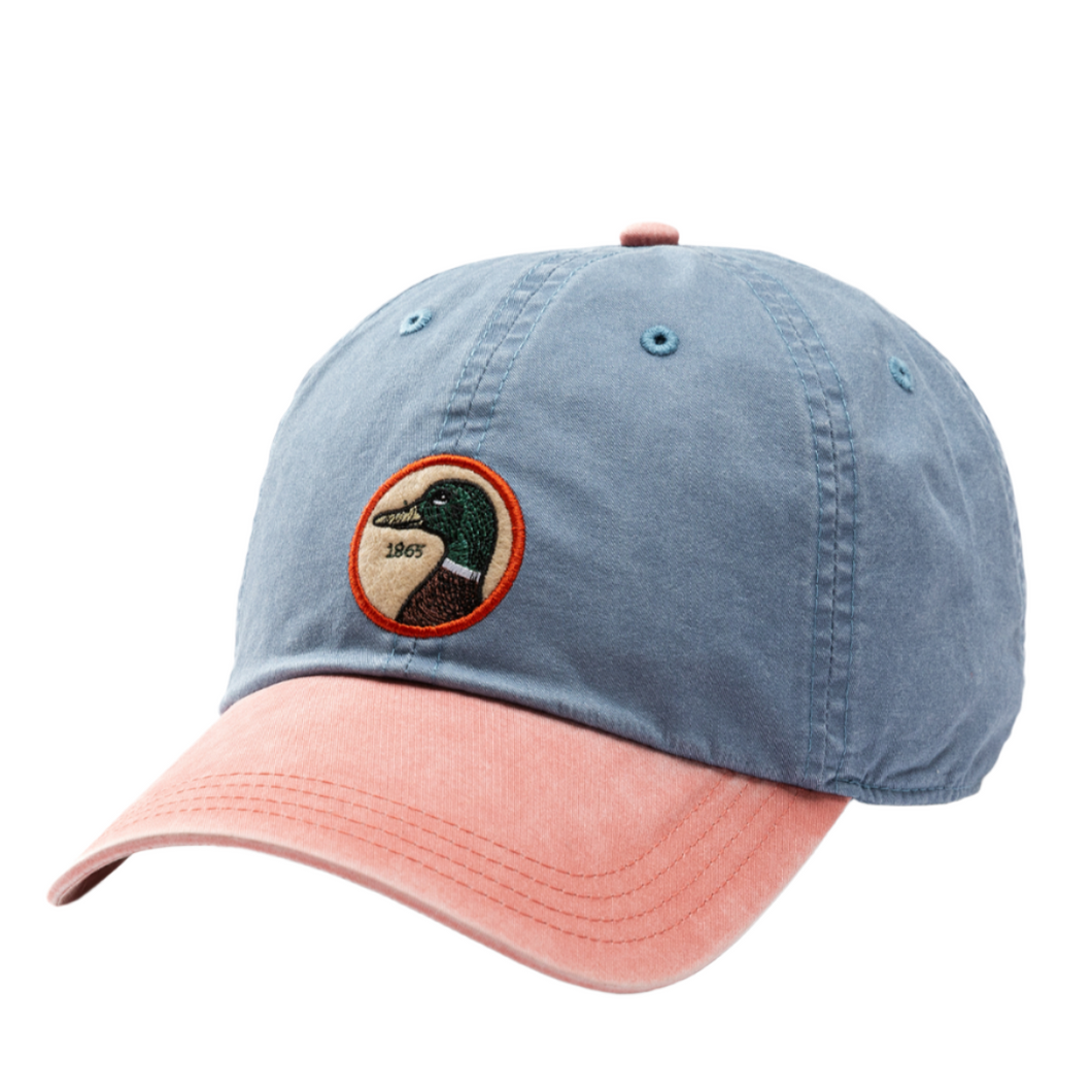 Circle Patch Twill Hat (Stone Blue)
