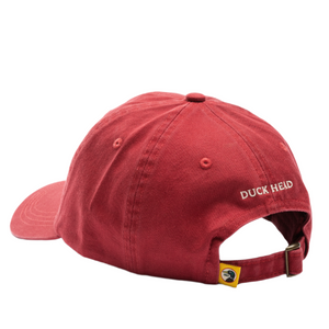 Circle Patch Twill Hat (Brick Red)