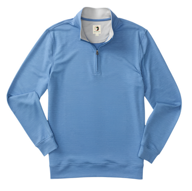 Dunmore Performance ¼ Zip Pullover (Lake Blue Heather)