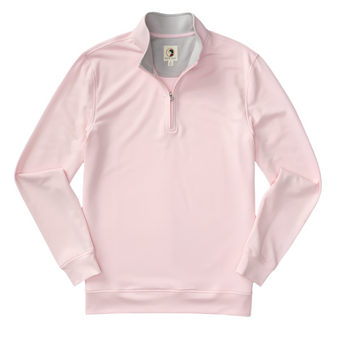 Dunmore Performance ¼ Zip Pullover (Pastel Pink)