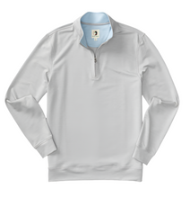 Load image into Gallery viewer, Dunmore Performance ¼ Zip Pullover (Light Grey Heather)