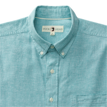 Load image into Gallery viewer, Linen Cotton Oxford Sport Shirt (Wallace Solid - Marine Blue)