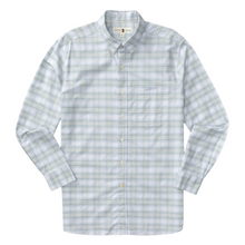Load image into Gallery viewer, Cotton Oxford Sport Shirt (Raney Plaid - Light Blue)