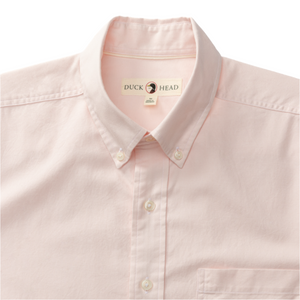 Cotton Oxford Sport Shirt (Morris Solid - Pastel Pink)