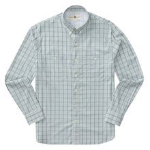 Load image into Gallery viewer, Performance Poplin Guide Shirt (Dover Plaid - Light Blue)