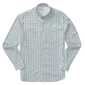 Performance Poplin Guide Shirt (Dover Plaid - Light Blue)