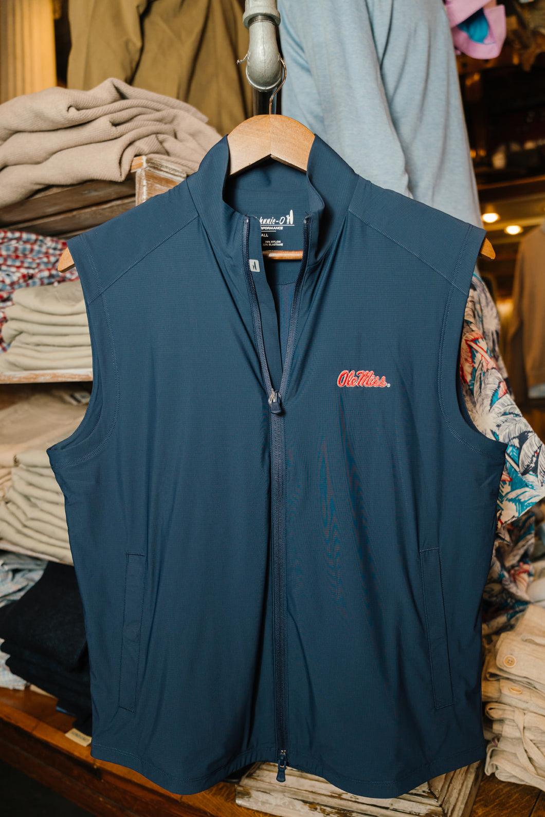 Ole Miss Zimmer Featherweight Performance Vest (Navy)