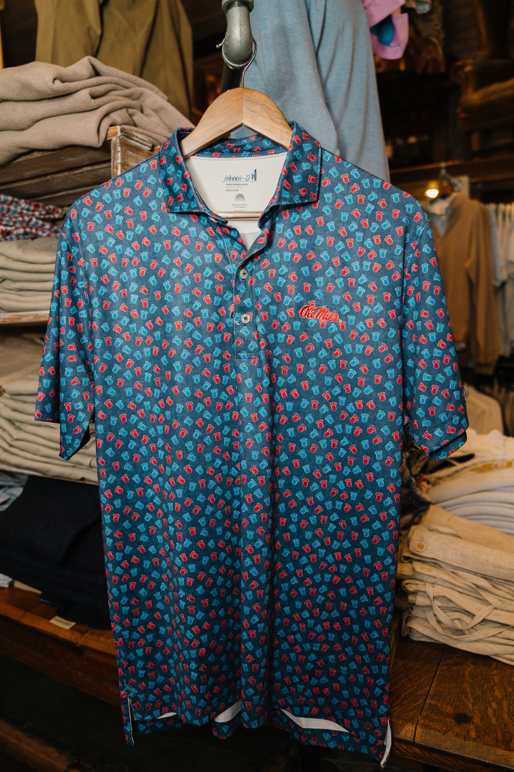 Ole Miss Trashcan Polo