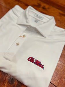 Ole Miss Performance Knit (White)
