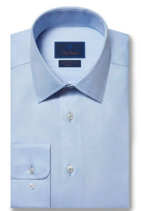 Non-Iron Dress Shirt (Blue/Trim Fit)