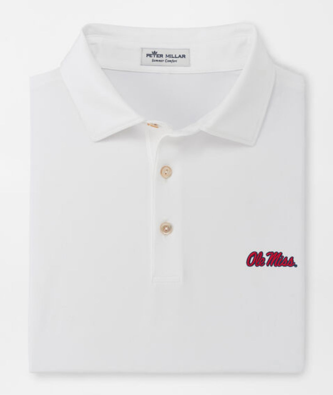 Ole Miss Performance Knit (White)