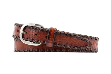 Artisan X Leather Belt (Chestnut)