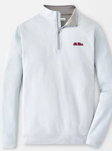 Ole Miss Performance Pullover (White)