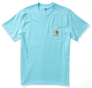 Throwback Logo Short Sleeve T-Shirt (Sky Blue)