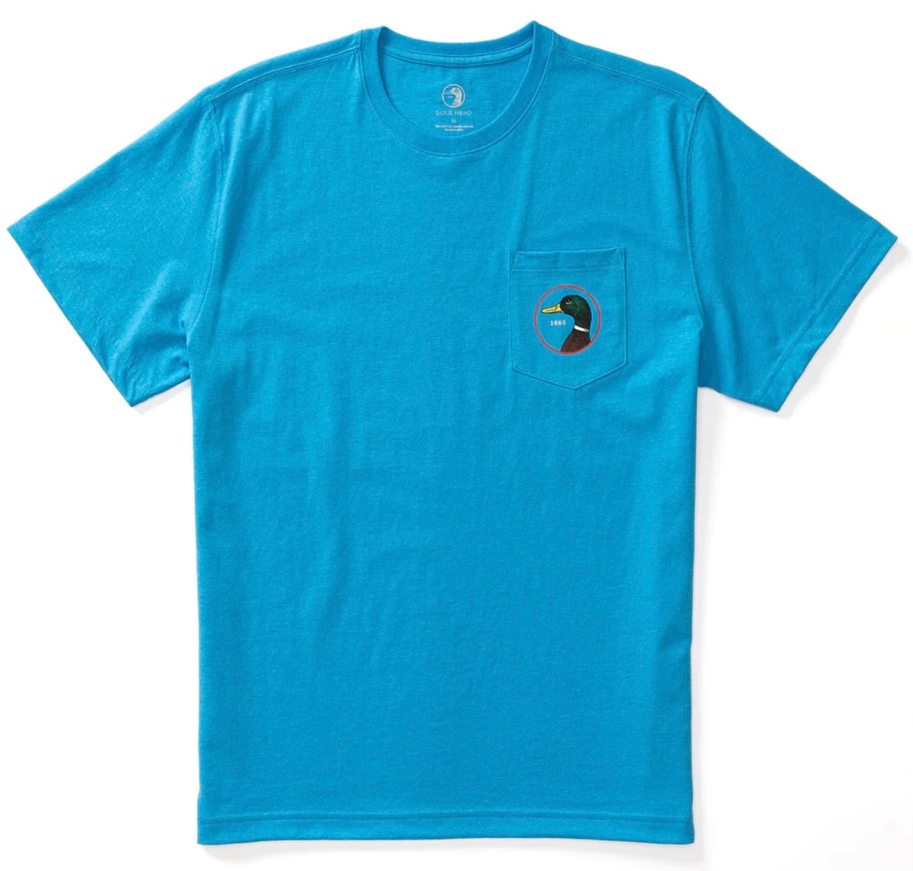 Duck Head Logo Short Sleeve T-Shirt - Harbor Blue - Nowells Clothiers