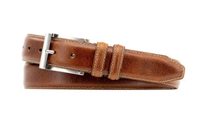 Bill Water Buffalo Leather Belt (Burnt Cedar)