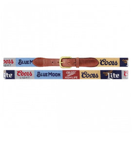 Molson Coors Great American Beer Labels Belt